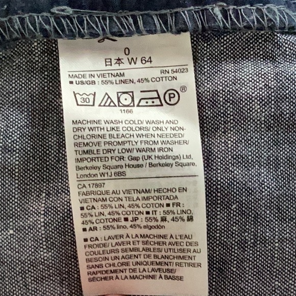 Gap City Chambray 3 inch short - 0 - Picture 4 of 4